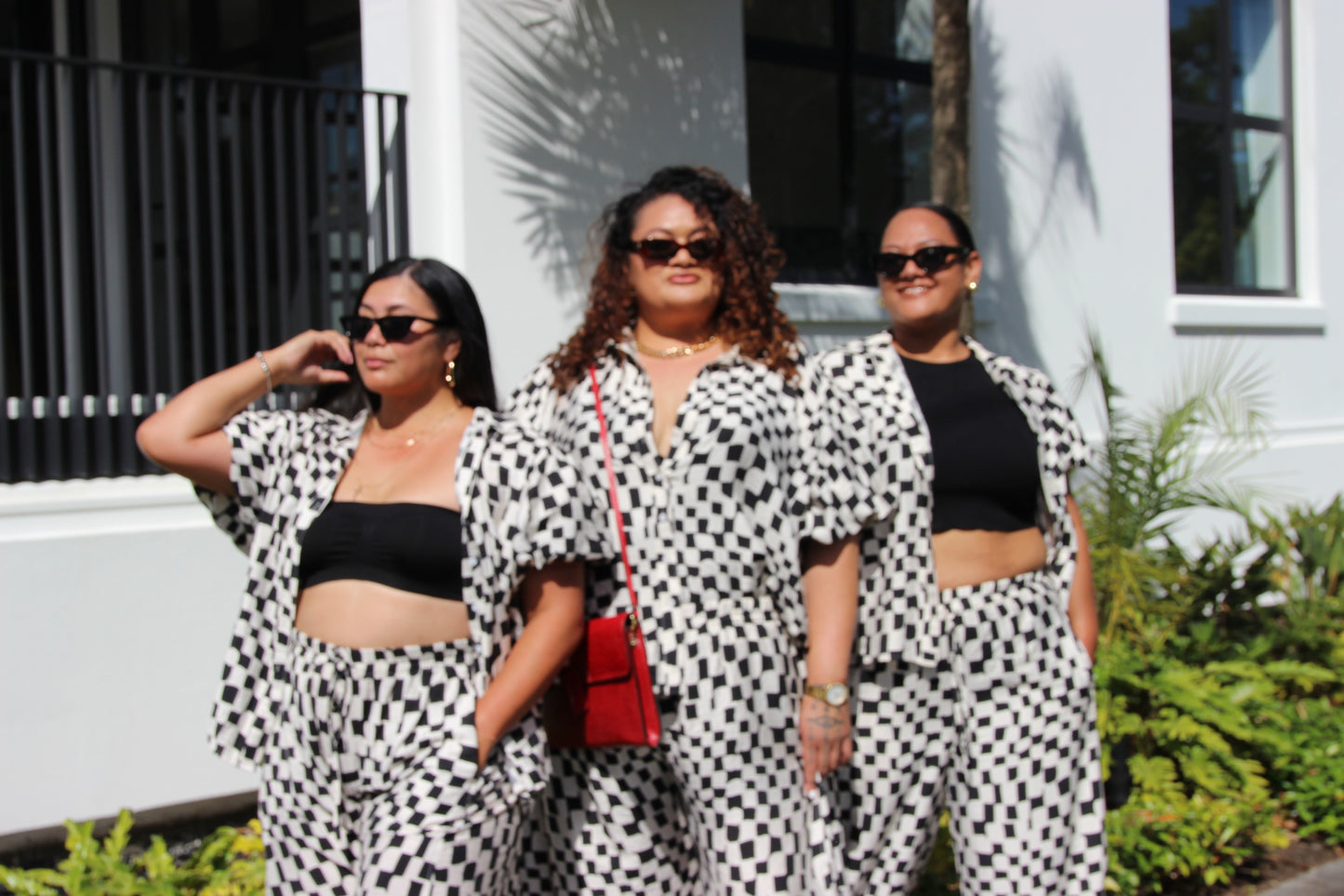 Ti Checkered Set Top
